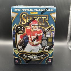 Panini NFL Select 2025 Trading Card Blaster Box Football