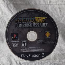 Socom U.S. Navy Seals Combined Assault Playstation 2 (Sony, 2006) Game Disc Only
