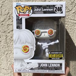 #246 Funko Pop Rocks John Lennon (Entertainment Earth Exclusive)