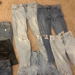 Girls Jeans +2 Skirts