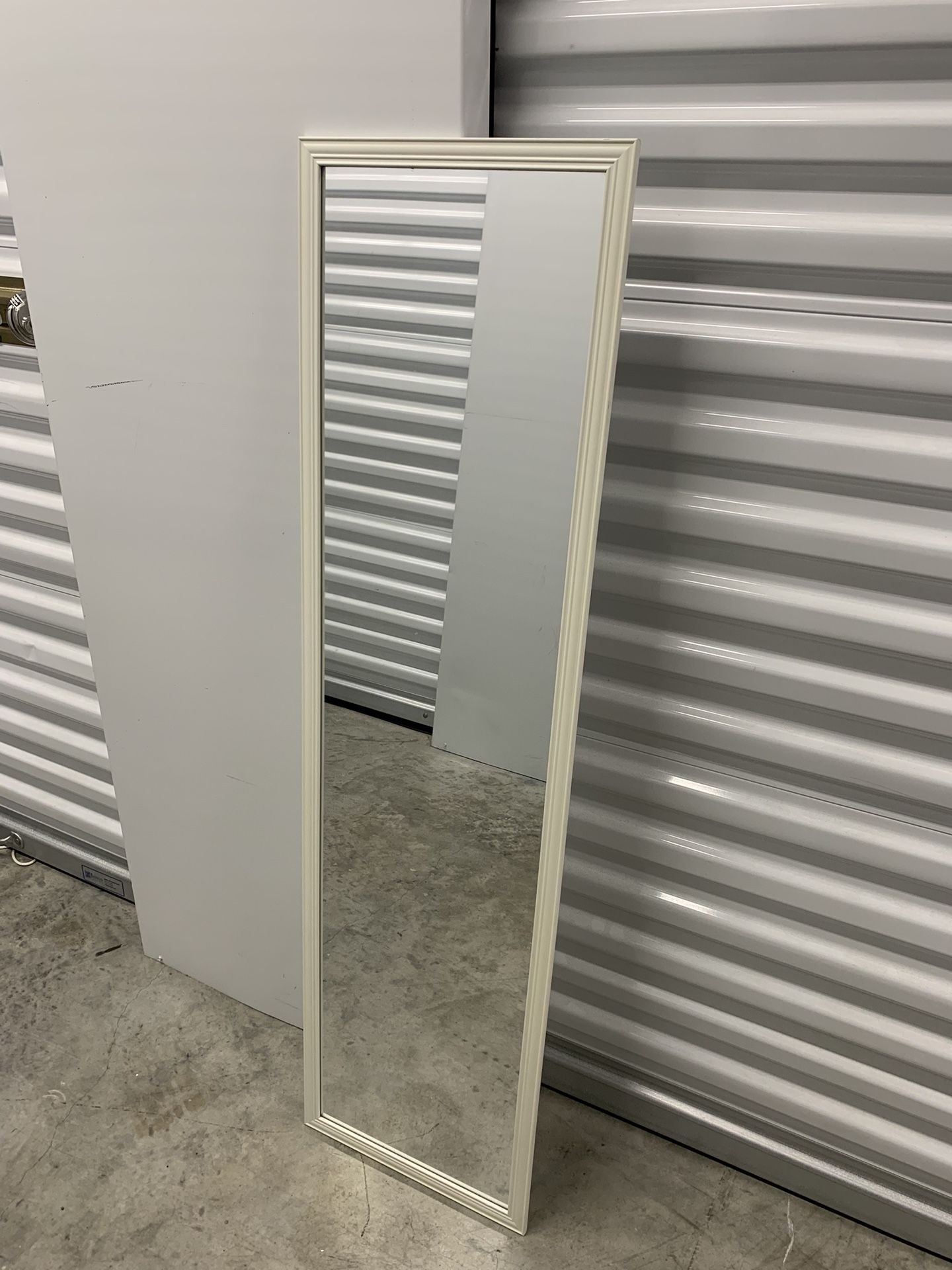 White framed Mirror