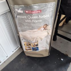 Queen Airbed With Frame 