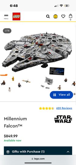 LEGO Star Wars Ultimate Millennium Falcon 75192 - Expert Building Set and Starship Model Kit