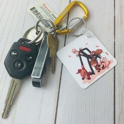 Handmade Aluminum Billy And Mandy Keychain