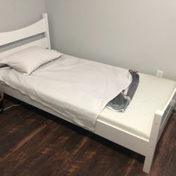 Twin Sized Mattress And Bed Frame