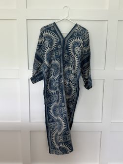 Batik Blue Dress