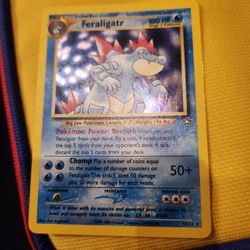 Feraligatr 5/111 - Neo Genesis Pokemon Card (Light Played)