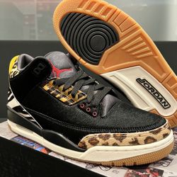 Jordan Retro 3 Animal Instinct Sz 9.5 DS