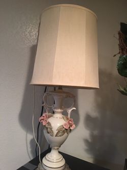 Two Beautiful porcelain lamps $75.00 for both