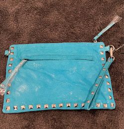 Chez suede leather handbag