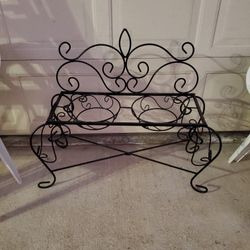 Wrought Iron Dog Bowl Stand for Large or Extra Large Dogs 