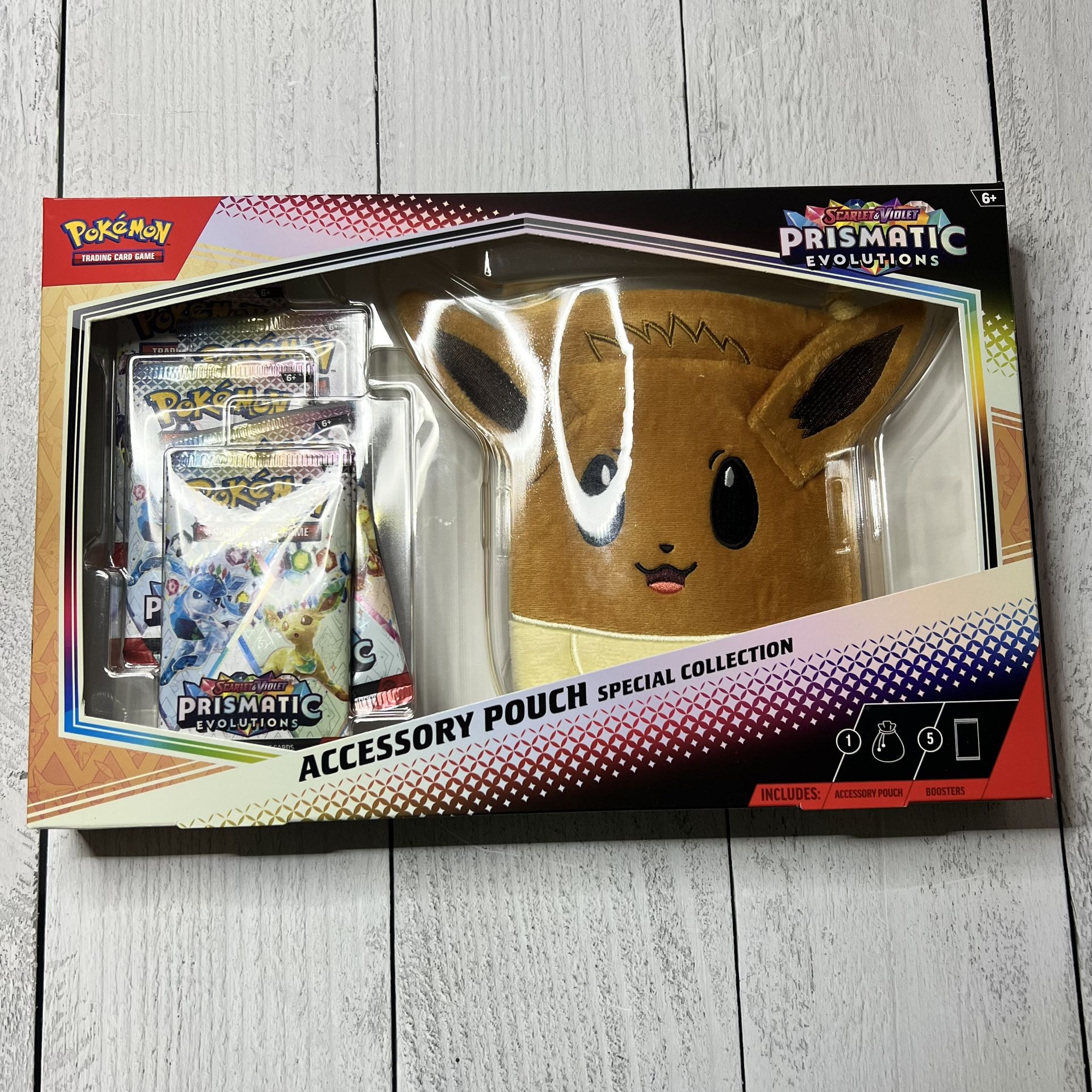 Pokemon - Scarlet & Violet Prismatic Evolutions Accessory Pouch Specia Collection Sealed Wax