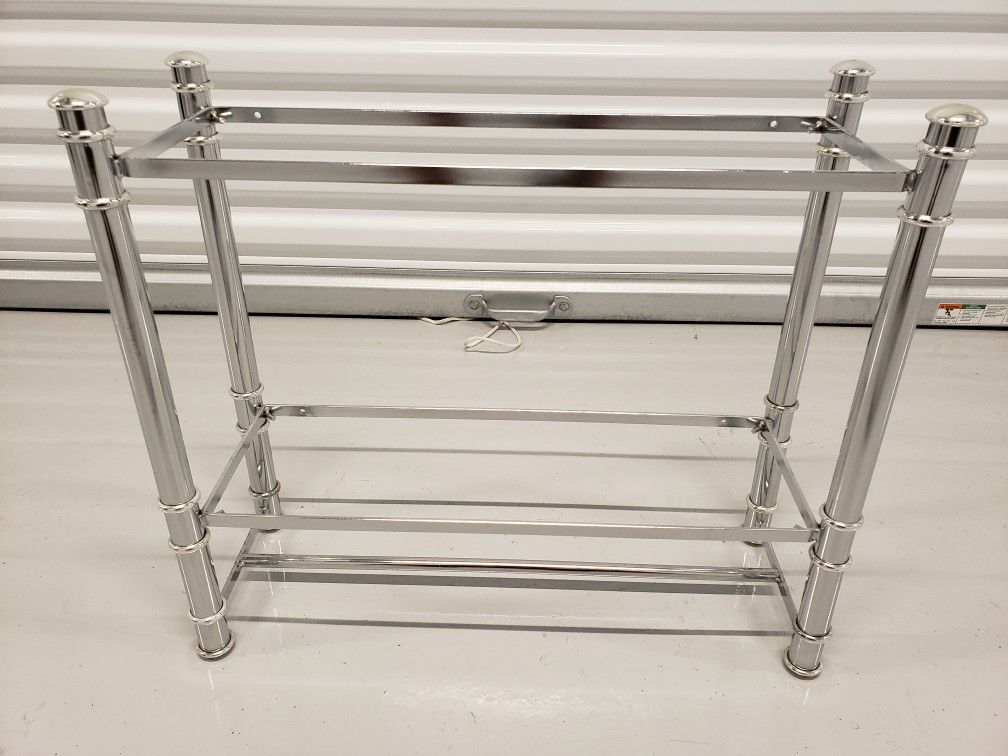 Glass Wall Shelves with Towel Rack