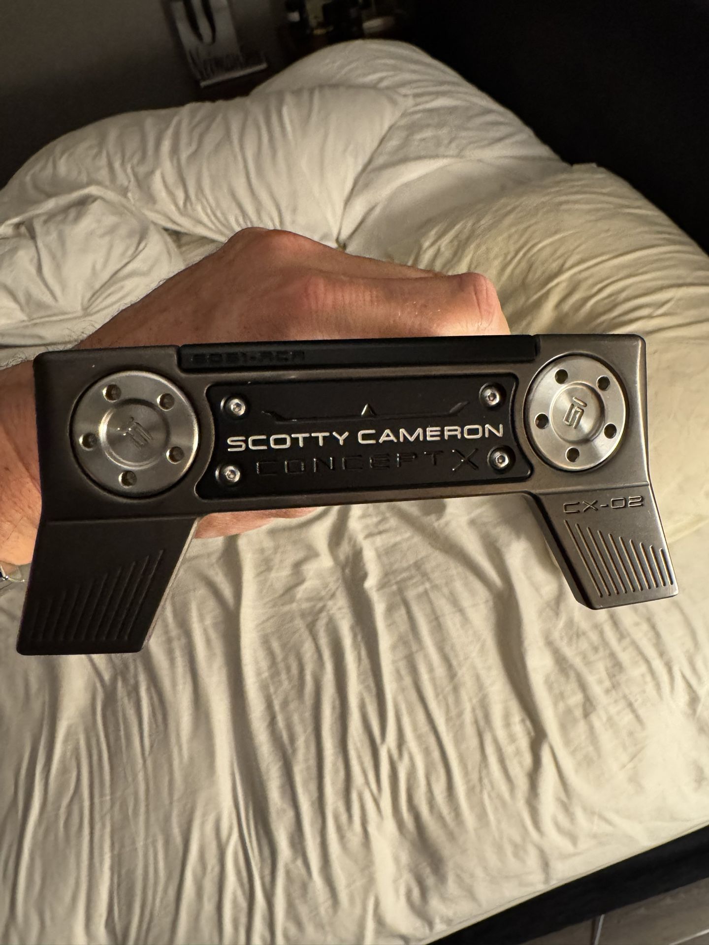 Scotty Cameron Concept X - CX-02 Putter. 34”. Right Handed. Custom Jackpot Johnny Headcover