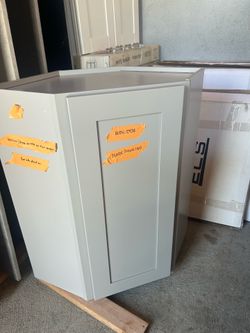 Grey Wall Diagonal Cabinets (READ BELOW)