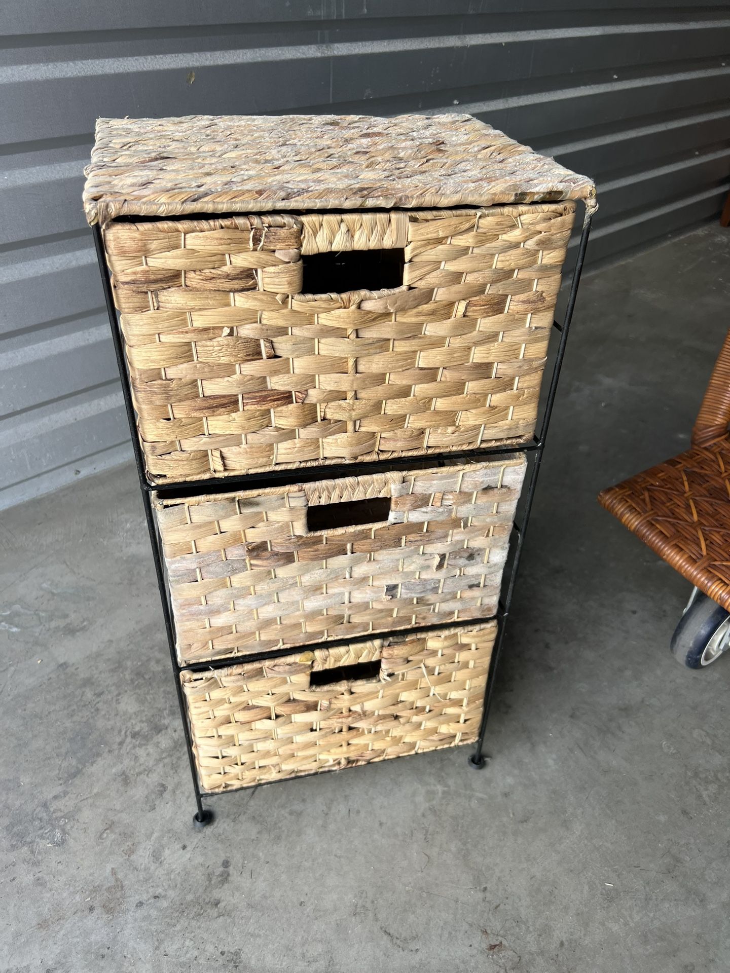 Wicker Storage Drawers