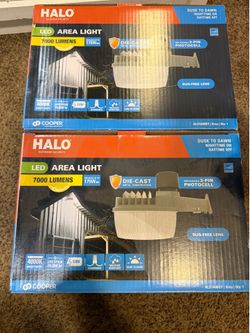 Halo Outdoor Security LED Area Light 7000 Lumens