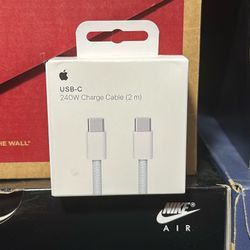 Apple USB-C 240W Charging Cable (5 For $60)