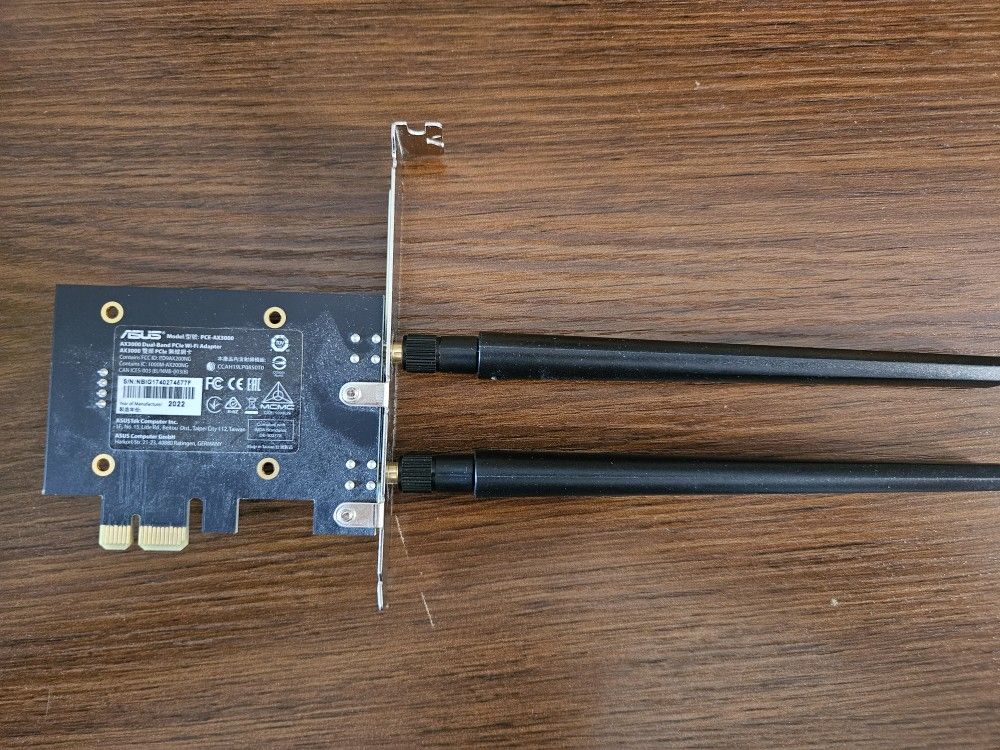 ASUS PCE-AX3000 WiFi 6 (802.11ax)