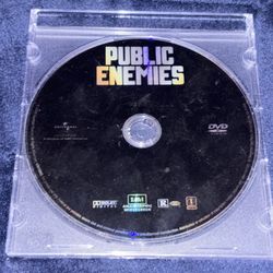 Public Enemies  (Gangster Movie) On DVD 