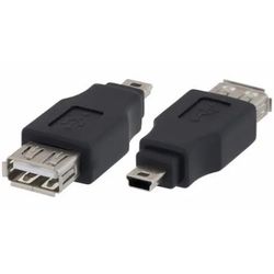 Adapter USB 2.0 Mini B male to A female Item # U3C00027