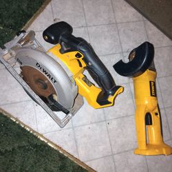DeWalt Skill Saw And Angle Grinder