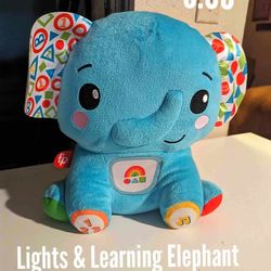 Learning Plush Elephant Toy