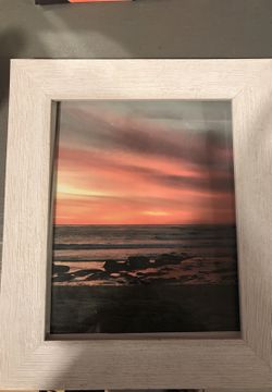 Professionally took sunset photo with frame $20