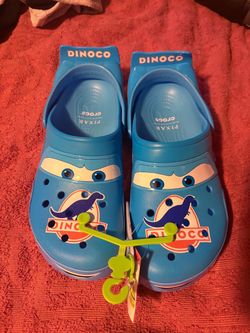 Lightning McQueen Dinoco Crocs