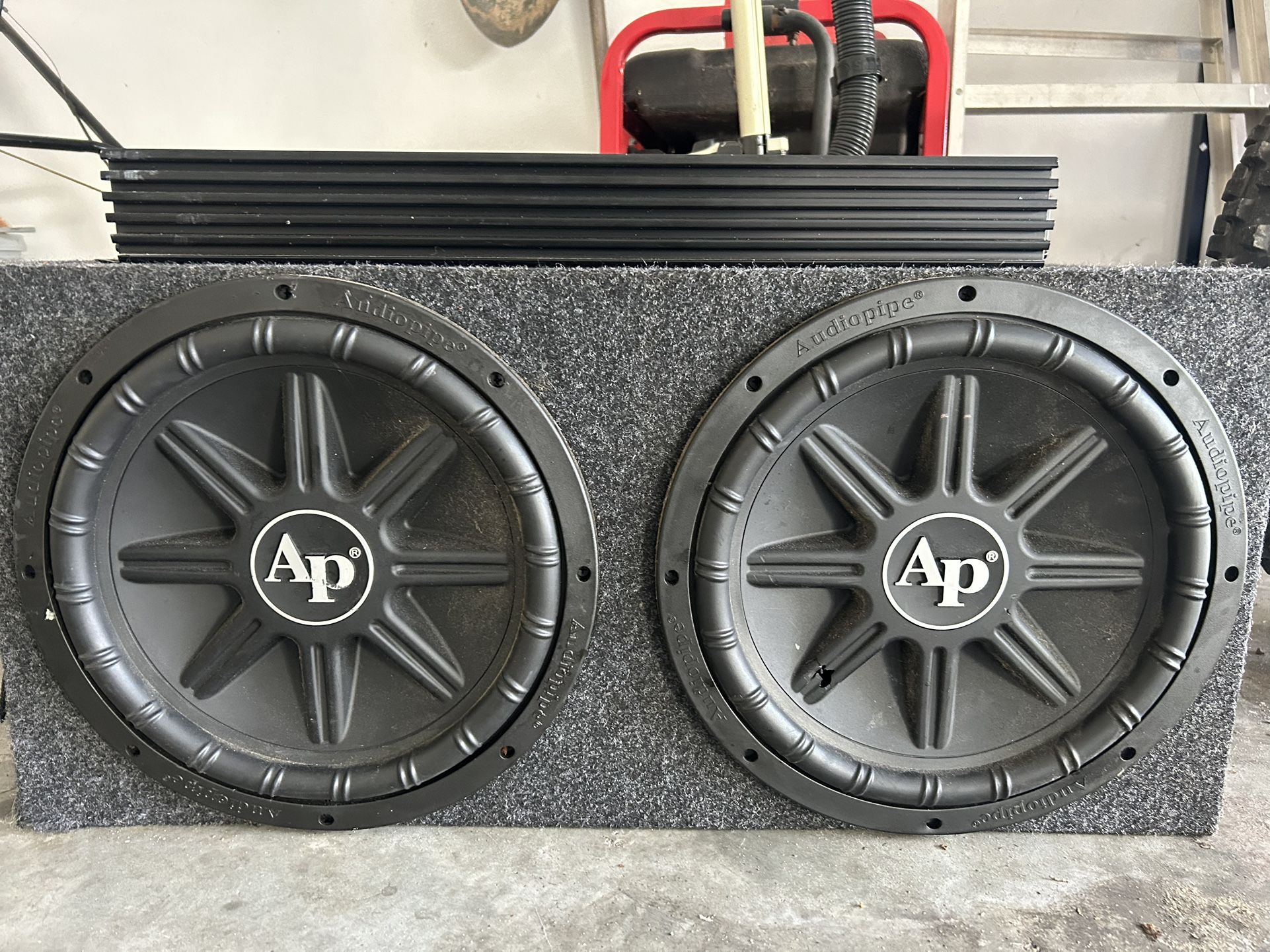 Speaker & 2500 W Amp Setup