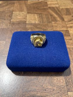 🐴✨ Gold-Tone Horse Head Statement Ring | $20