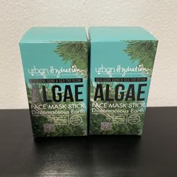 Urban Hydration Algae Acne Face Mask Stick 2 Pack NEW Sea Charcoal Skin Lot