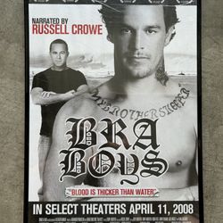 Bra Boys Framed Movie Poster (Surf Film Documentary)