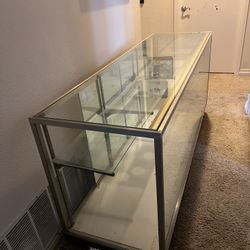 GLASS DISPLAY CASE 