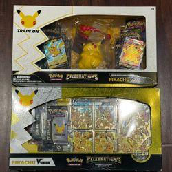 Pokemon TCG 25th Anniversary Celebrations Pikachu Boxes