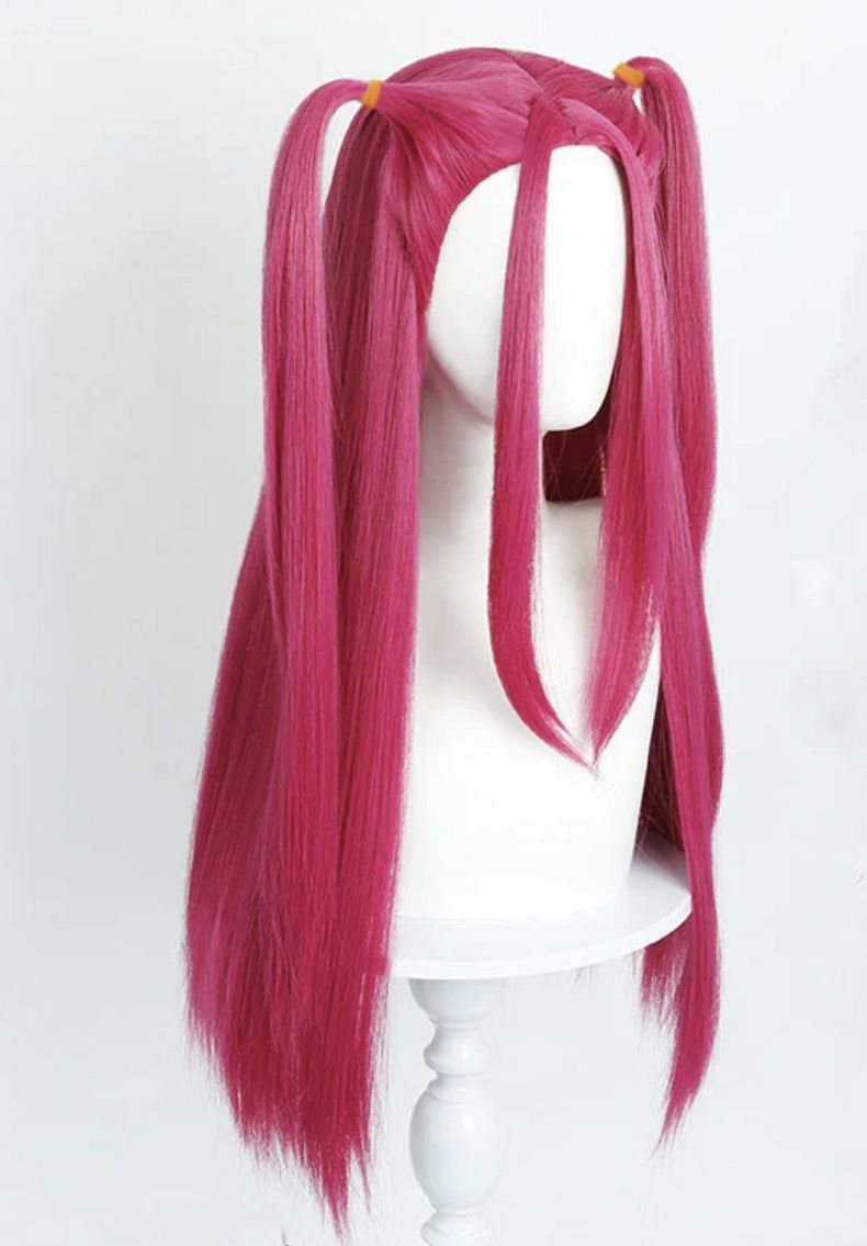 Mira Cosplay Wig Rose Red Long Hair
