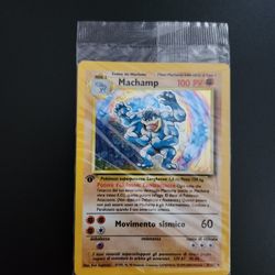 SEALED BASE SET MACHAMP (ITALIAN) 