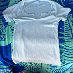 Ribbed White T