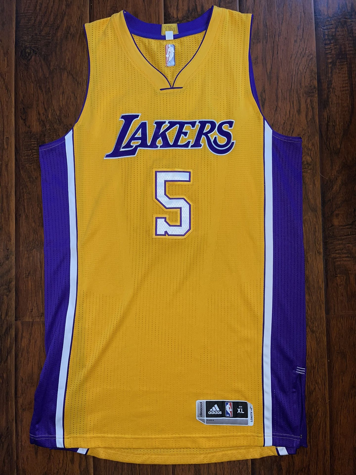 CARLOS BOOZER LAKERS REV 30 Jersey Autographed No COA 2014-2015