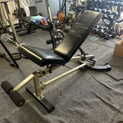 Nautilus Commercial Level Adjustable Workout Bench