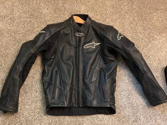 Alpinestars motorcycle leather jacket