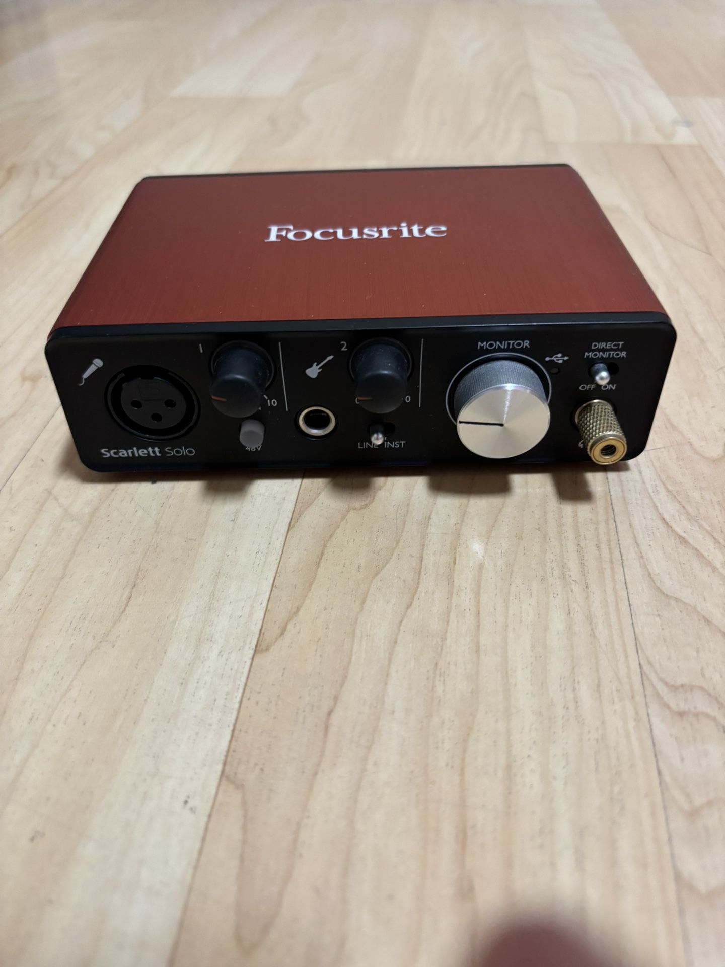 Focusrite Scarlett Solo 2nd Gen USB Audio Interface