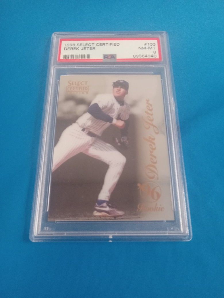 derek jeter graded rookie card Amazon.com: Derek Jeter Rookie Card – 1993 Topps #98 PSA 9 (Cert  #41538850), Authenticated Collector Trading Card : Collectibles & Fine Art main image 1