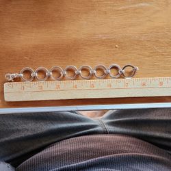 925 Flat Circle Bracelet