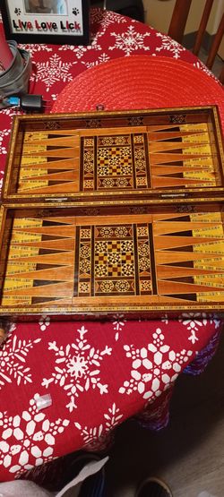 Backgammon Full Set BEAUTIFUL 