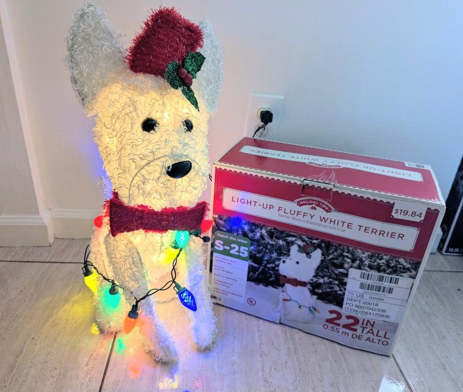 Christmas Light-up Dog