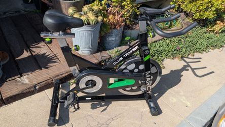 Marcy Exercise Bike Club Revolution Cycle Indoor Gym Trainer Home Workout Cardio Spin Bicycle Manual resistance