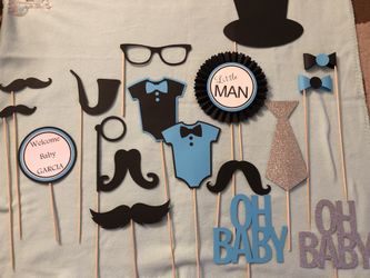 Little Man Photo Props