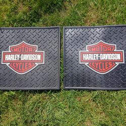 Harley Davidson Motor Cycle Rear Floor Mats