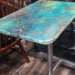 Epoxy Adjustable Table